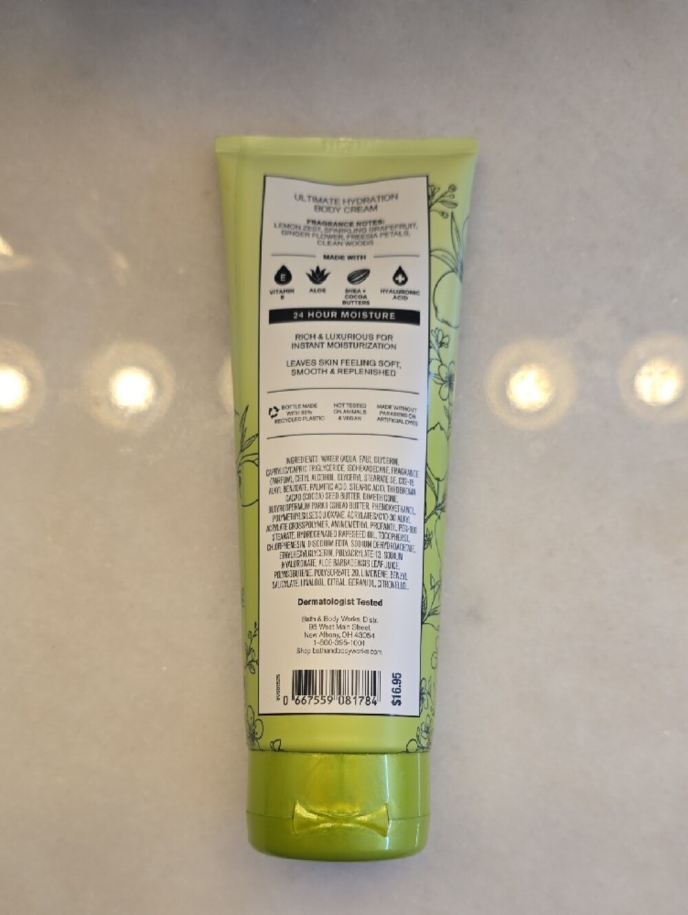 Bath & Body Works (BBW) White Citrus Body Cream - Picture 3 of 4